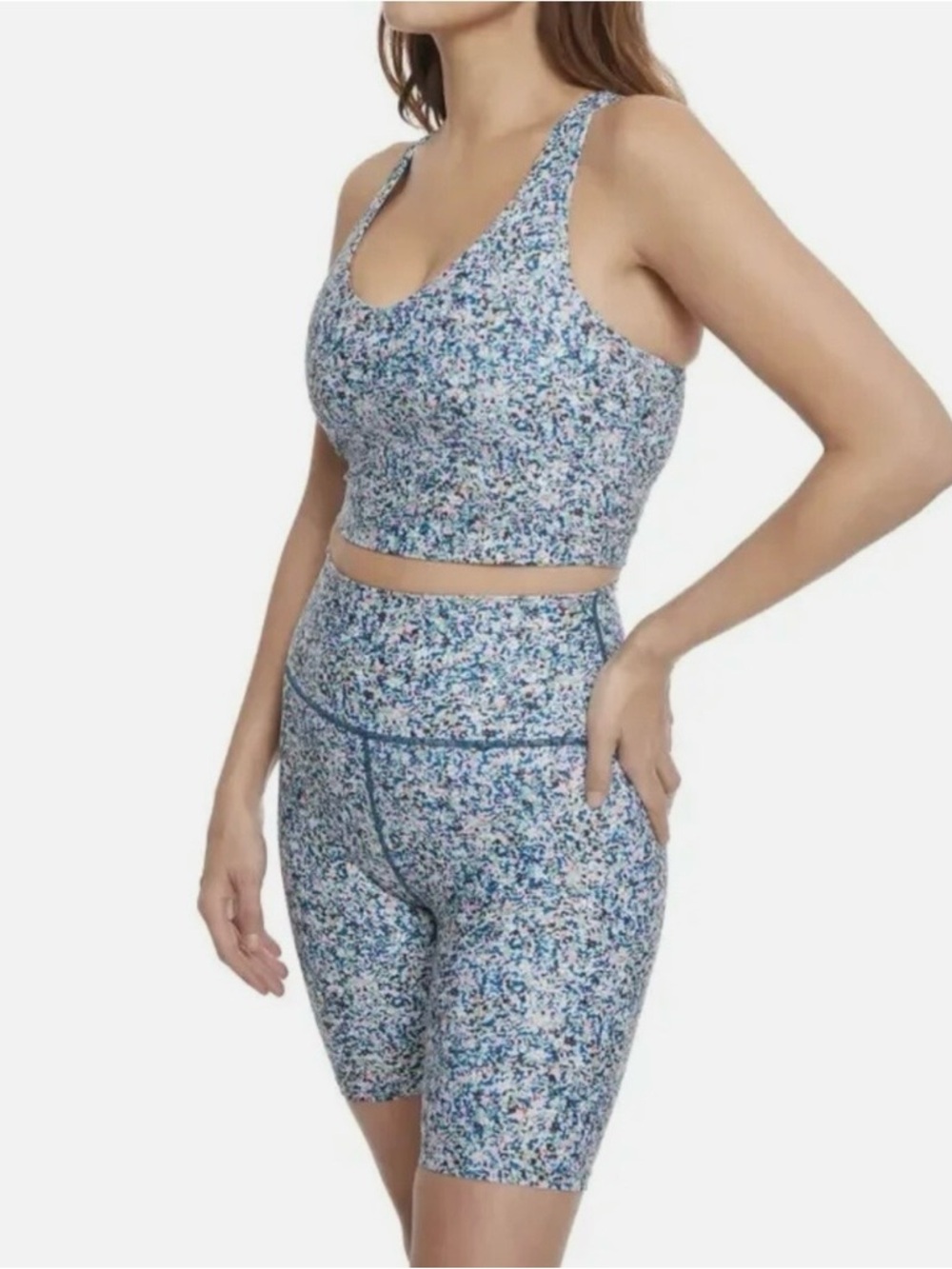 SAGE Floral Jetset Yoga/Sports Set NWOT